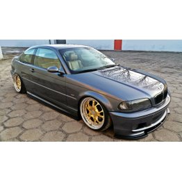 Накладки сплиттеры на пороги на BMW 3 E46 Coupe M-Pack